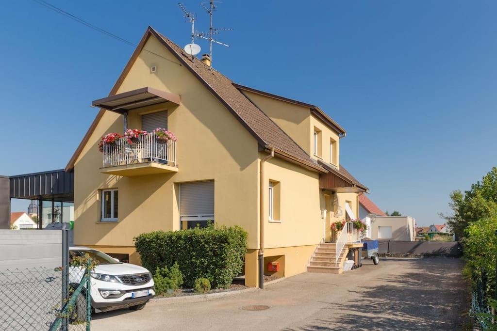Appartement Climatise 70 M2, Proximite De Colmar Sainte-Croix-en-Plaine Εξωτερικό φωτογραφία